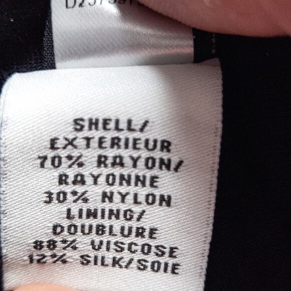 Diane Von Furstenberg Zarita Black Lace Dress Size 10 Dark Academia Romantic - Picture 10 of 11